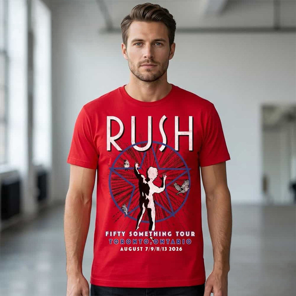 Rush Band Toronto Ontario Fifty Something Tour 2026 T-Shirt Rush Merch Gifts For Son - Merchluma