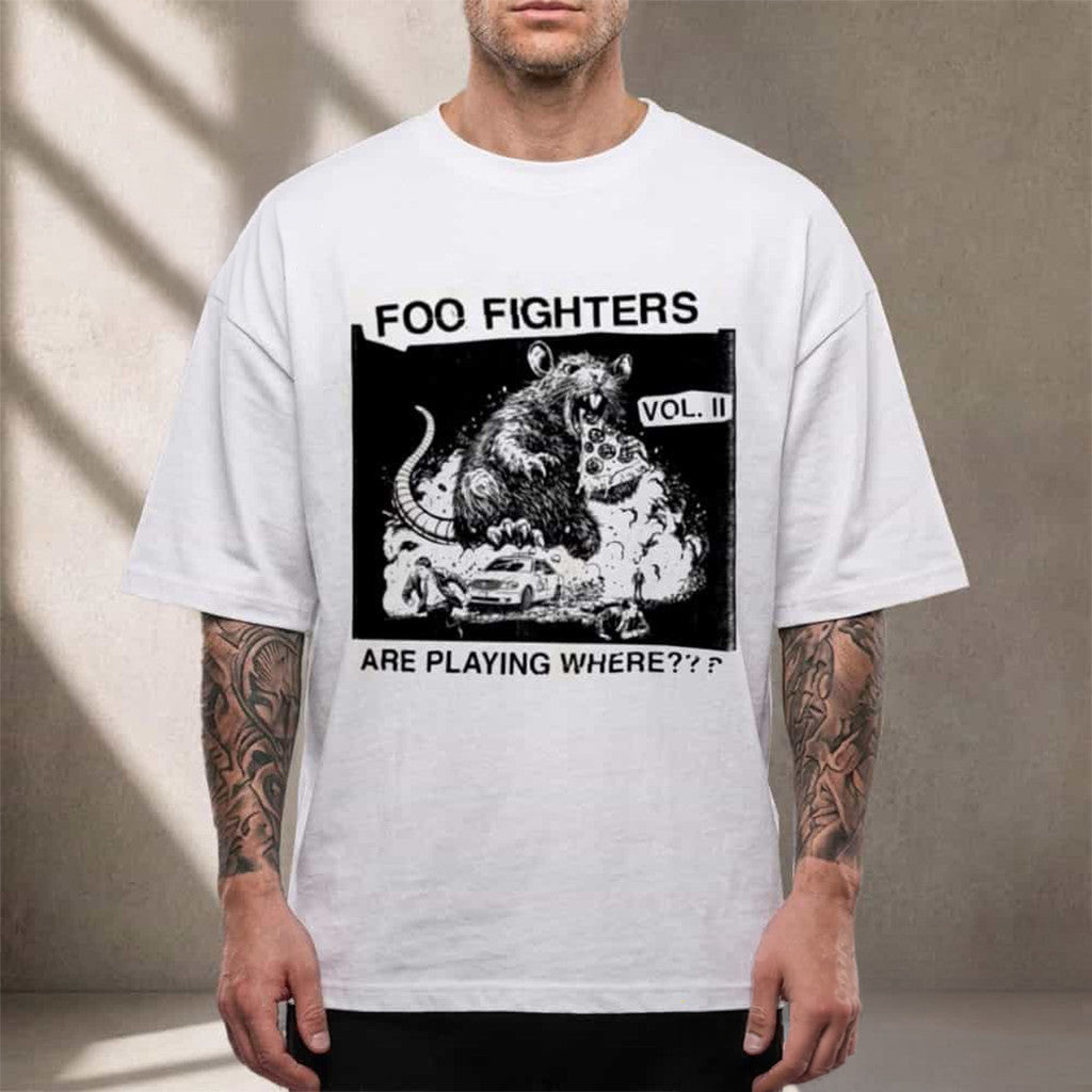 Foo Fighters Are Playing Where Vol II T-Shirt Foo Fighters Merch Best Gifts For Rock Fans - Merchluma