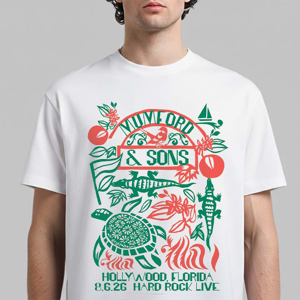 Mumford And Sons Hollywood Florida 2026 Event T-Shirt Mumford And Sons Merch Fans Gifts - Merchluma