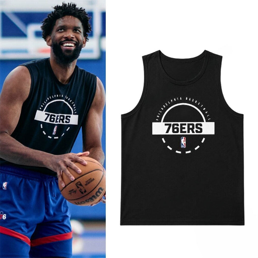 Joel Embiid Philadelphia 76ers Tank Top Joel Embiid Merch 2026 Best Gifts For Basketball Fans - Merchluma