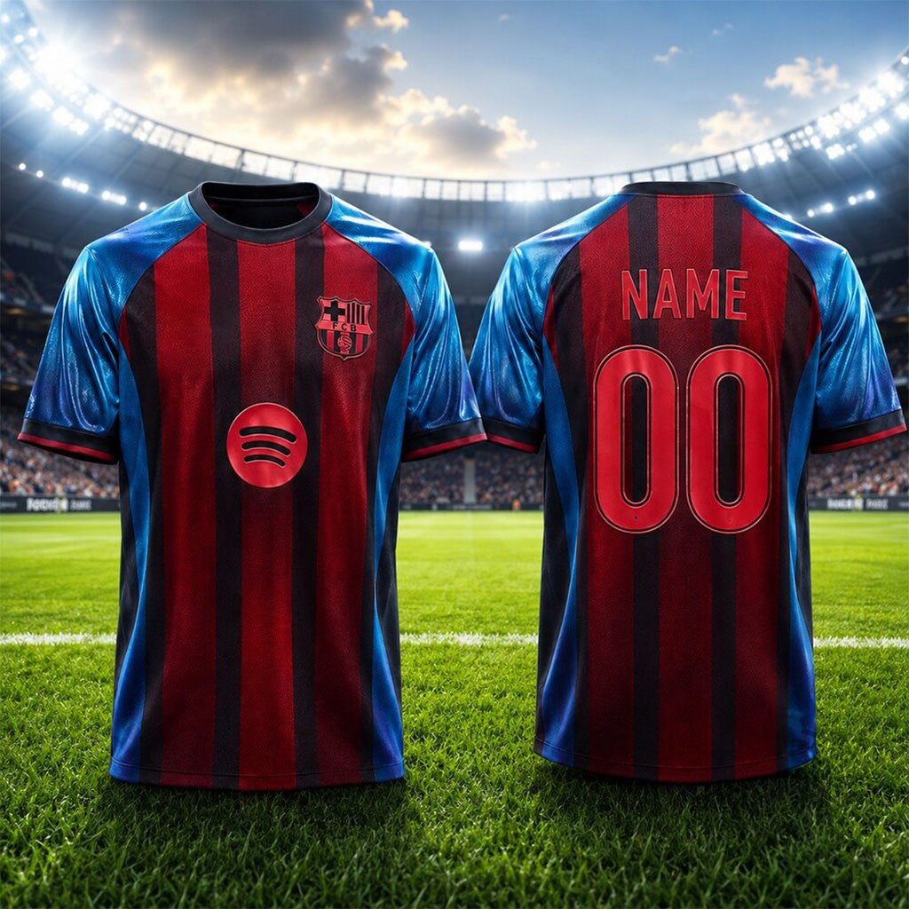 Personalized FC Barcelona Spider-Man Brand New Day 2026 Jersey Shirt Barca Merch Fan Gifts - Merchluma
