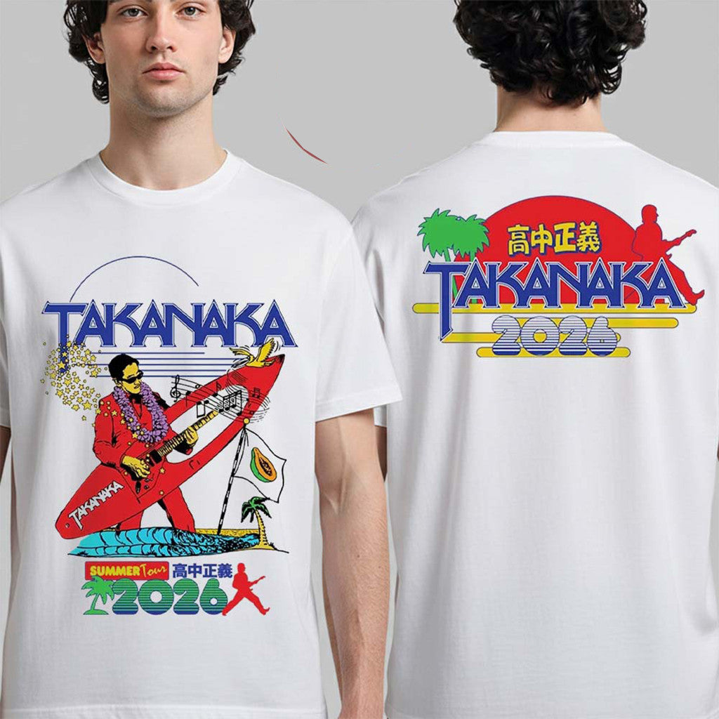 Masayoshi Takanaka Super Takanaka World Live 2026 Summer Tour T-Shirt Masayoshi Takanaka Merch - Merchluma