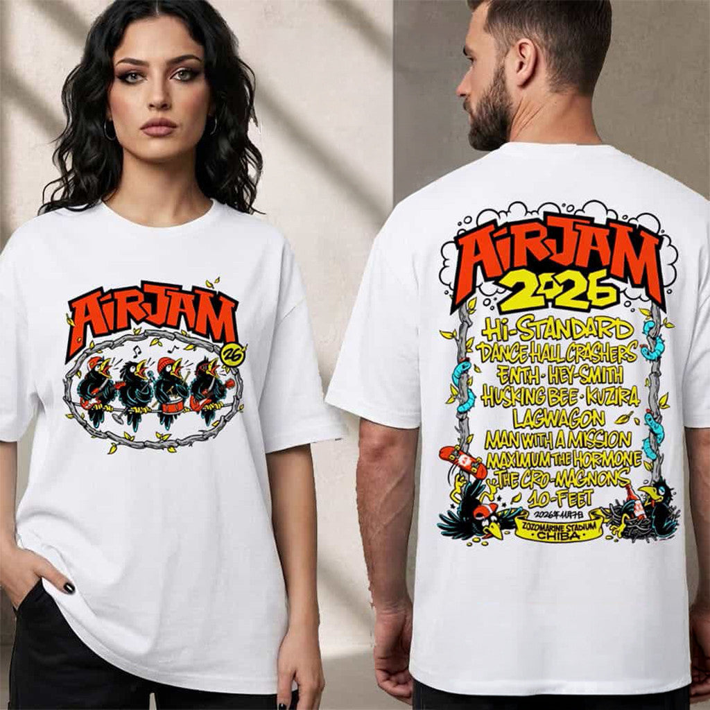 Air Jam 2026 Joel Lineup On November 7 2026 T-Shirt Air Jam Merch Gifts For Fans - Merchluma
