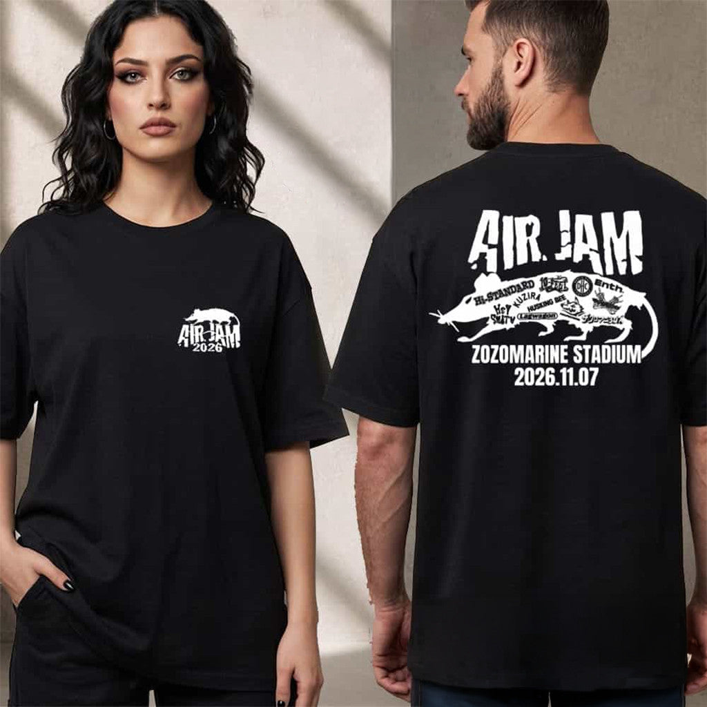 Air Jam 2026 Rat Logo Lineup On November 7 2026 T-Shirt Air Jam Merch Gifts For Him Her - Merchluma
