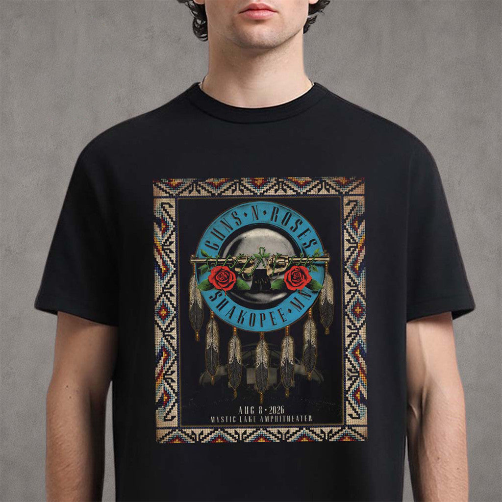 Guns N Roses Shakopee MN 2026 Event Poster Guns N Roses Merch Gifts For Music Fans - Merchluma