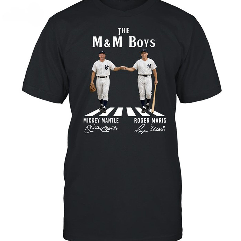 New York Yankees M&M Boys T-Shirt Yankees Baseball Legends Fan Shirt NY Yankees Merch Gifts - Merchluma