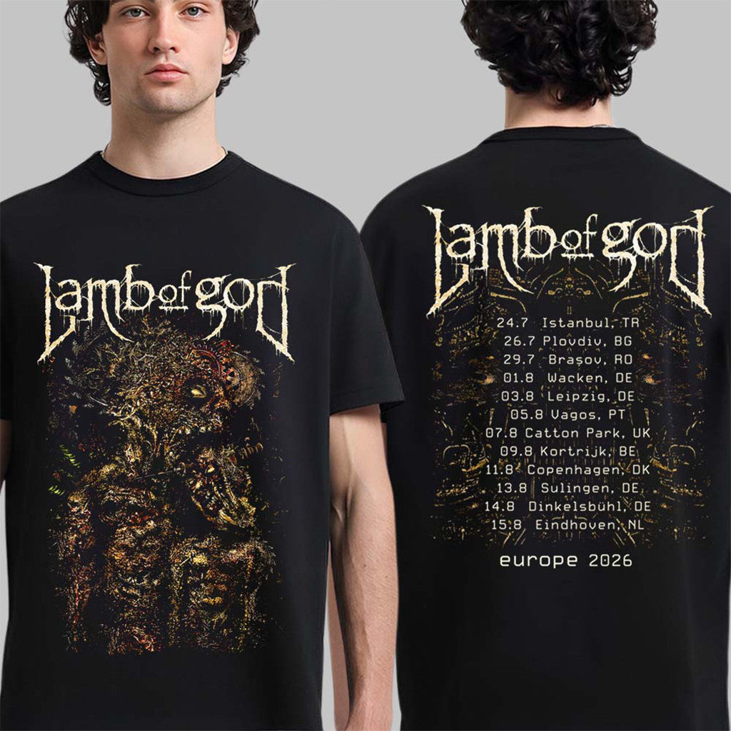 Lamb Of God Razor Roots EU Tour 2026 T-Shirt Lamb Of God Merch Gifts For Brother - Merchluma