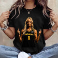 Sophie Cunningham Funny Middle Finger Women Basketball T-Shirt Indiana Fever Merch Her Gifts - Merchluma