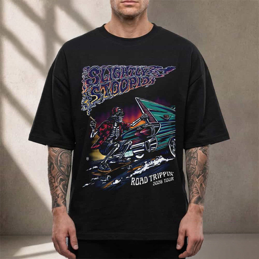 Slightly Stoopid Road Trippin Tour 2026 Greenwood Village Colorado T-Shirt Slightly Stoopid Merch - Merchluma