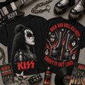 KISS Rock And Roll All Nite Front And Back Graphic Shirt KISS Merch Rock Fans Gifts - Merchluma