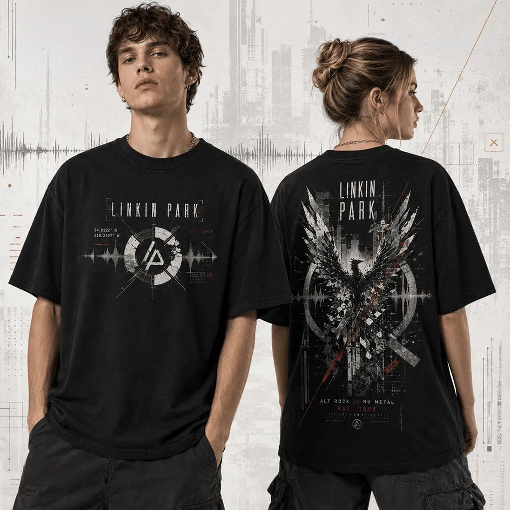 Linkin Park Nu Metal Phoenix Black T-Shirt Linkin Park Merch 2026 Present For Band Fans - Merchluma