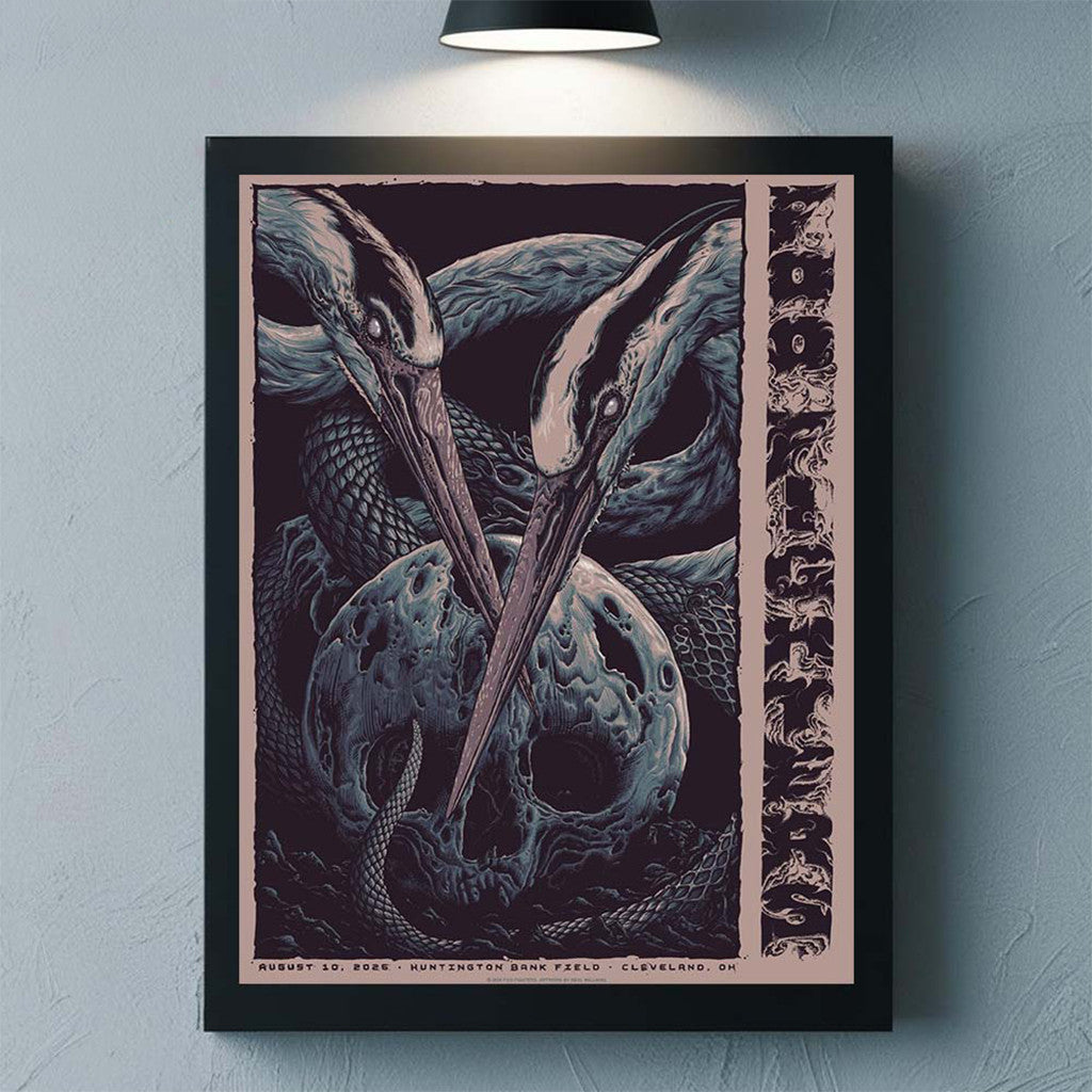 Foo Fighters Cleveland OH 2026 Event Poster Foo Fighters Merch Rock Lovers Gifts - Merchluma