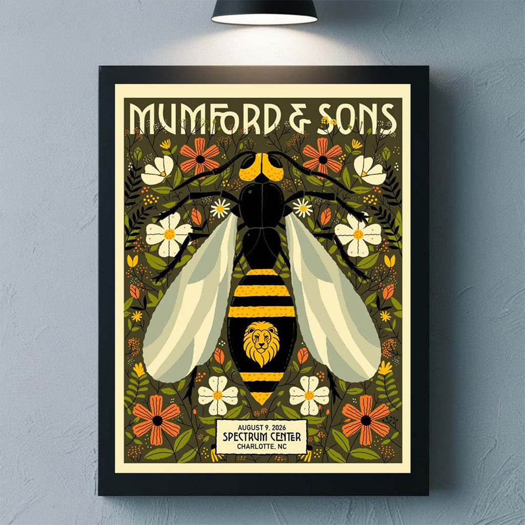 Mumford And Sons Charlotte NC 2026 Event Poster Mumford And Sons Merch Gifts For Rock Fan - Merchluma