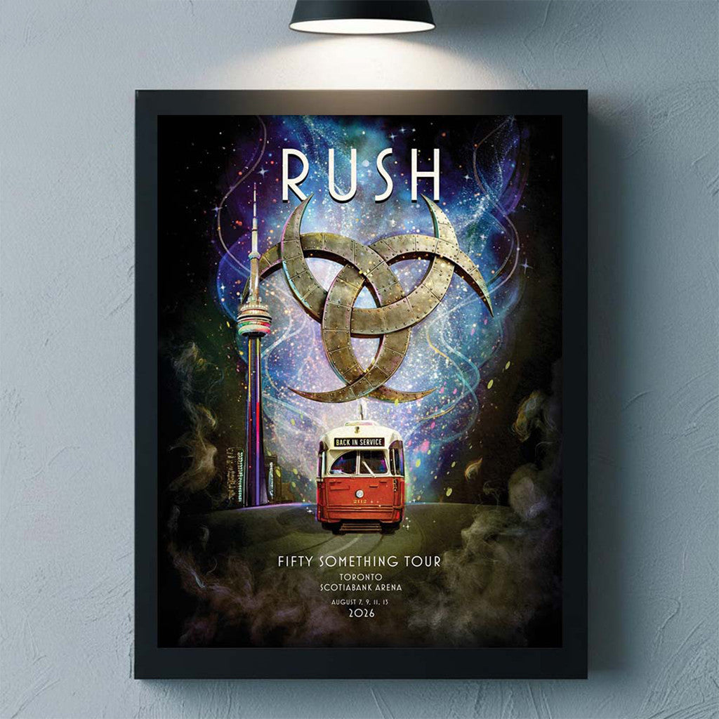 Rush Toronto ON Canada 2026 Event At Scotiabank Arena On August Poster Rush Merch Fans Gifts - Merchluma