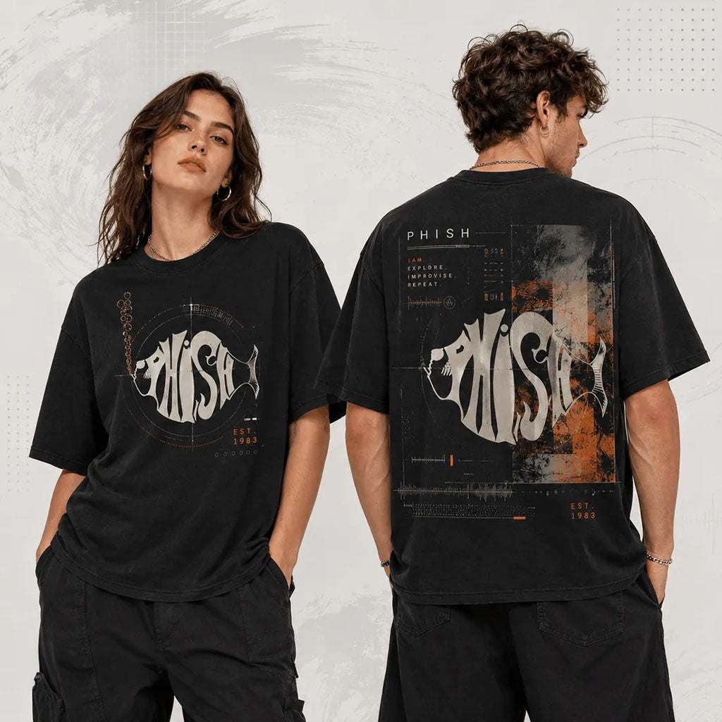 Phish Jam Band EST 1983 Black T-Shirt Phish Merch Gifts For Music Enthusiasts - Merchluma