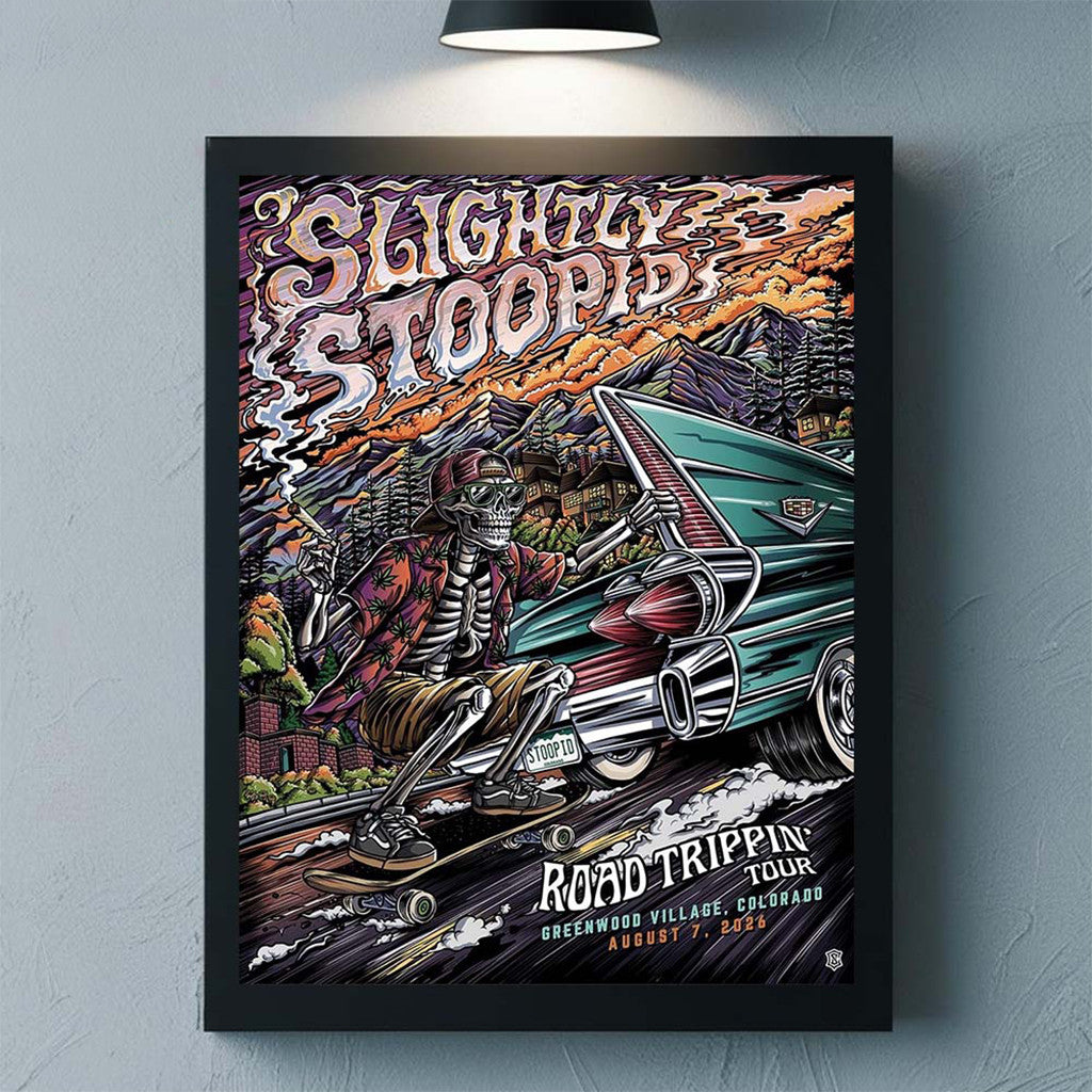 Slightly Stoopid Greenwood Village Colorado 2026 Event Poster Slightly Stoopid Merch Wall Art - Merchluma