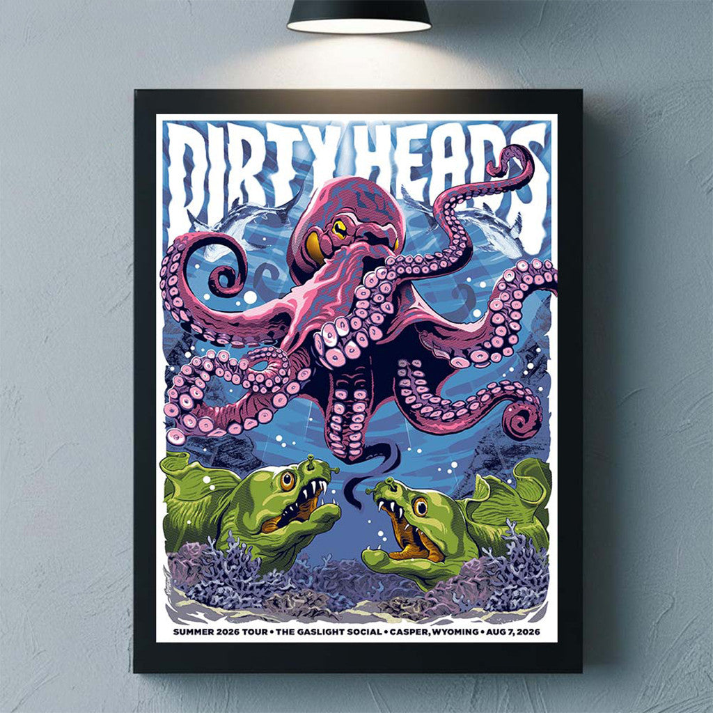 Dirty Heads Casper Wyoming 2026 Gig Poster Dirty Heads Merch Wall Art Gifts For Rock Fan - Merchluma