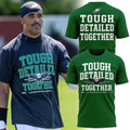 Philadelphia Eagles Tough Detailed Together T-Shirt Eagles Merch Best Gifts For Football Fans - Merchluma