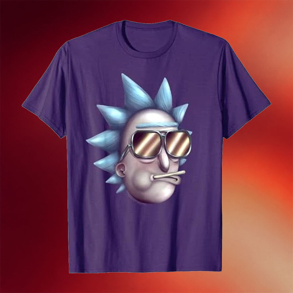 Rick And Morty Merch 2026 Cool Rick Sunglasses T-Shirt Gift For Animated TV Fans - Merchluma