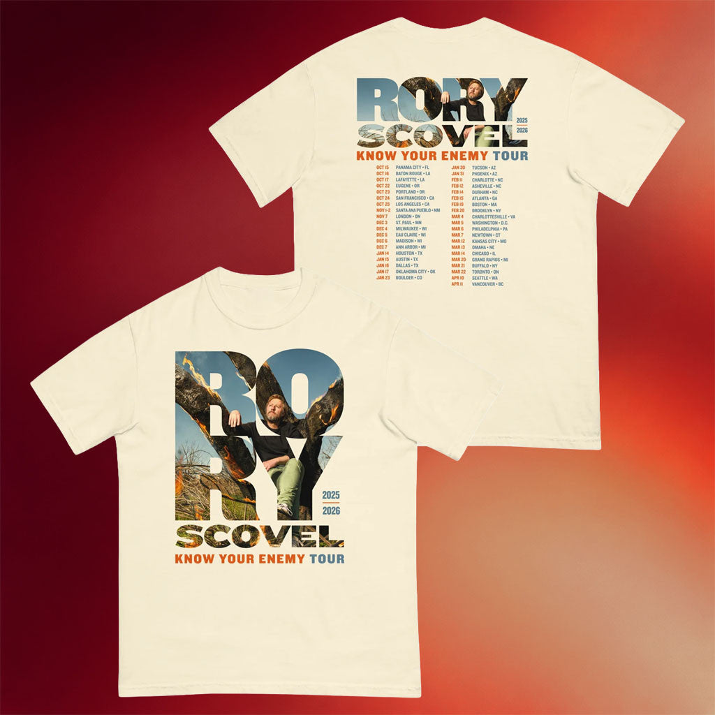 Rory Scovel Merch 2026 Know Your Energy Tour T-Shirt Rory Scovel Tour Merch Gift For Fans - Merchluma