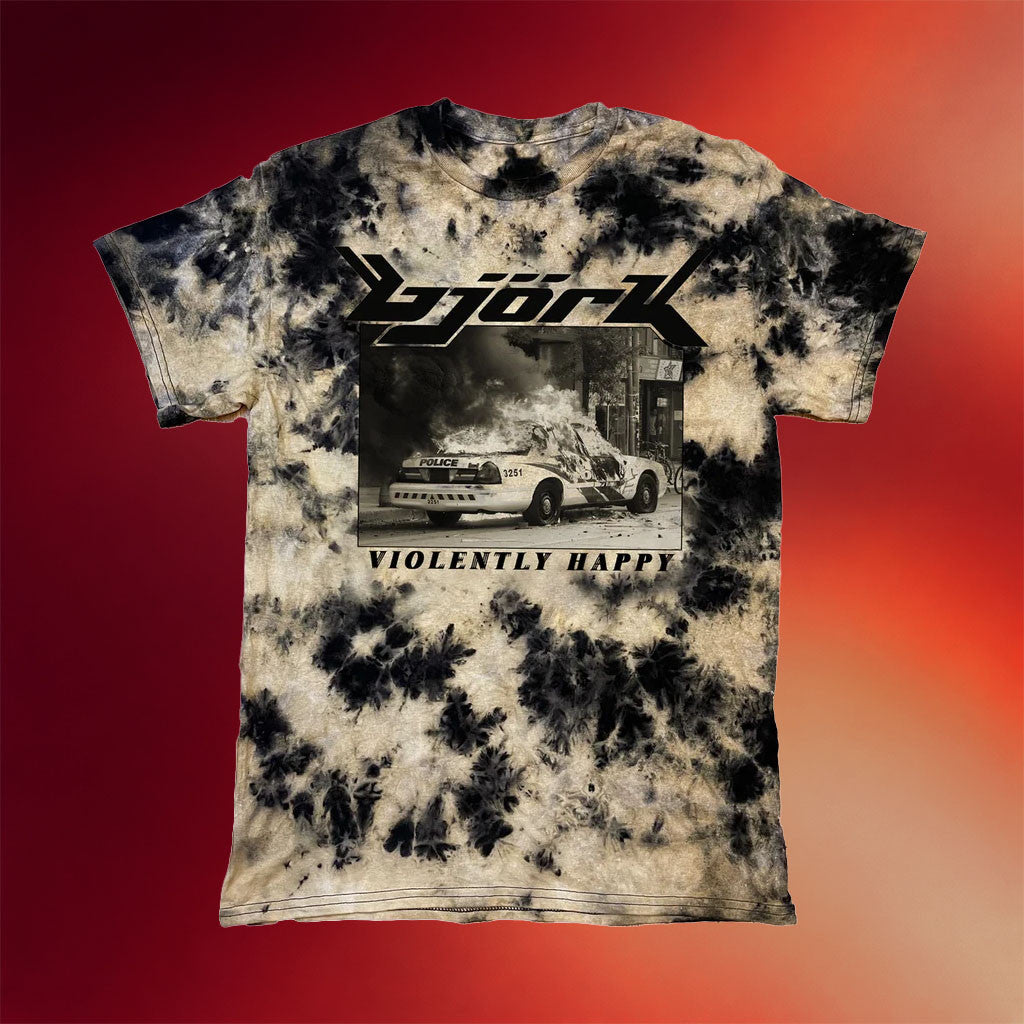 Church Dust Merch 2026 Violently Happy T-Shirt Bjork Merch Best Gift For Fans - Merchluma