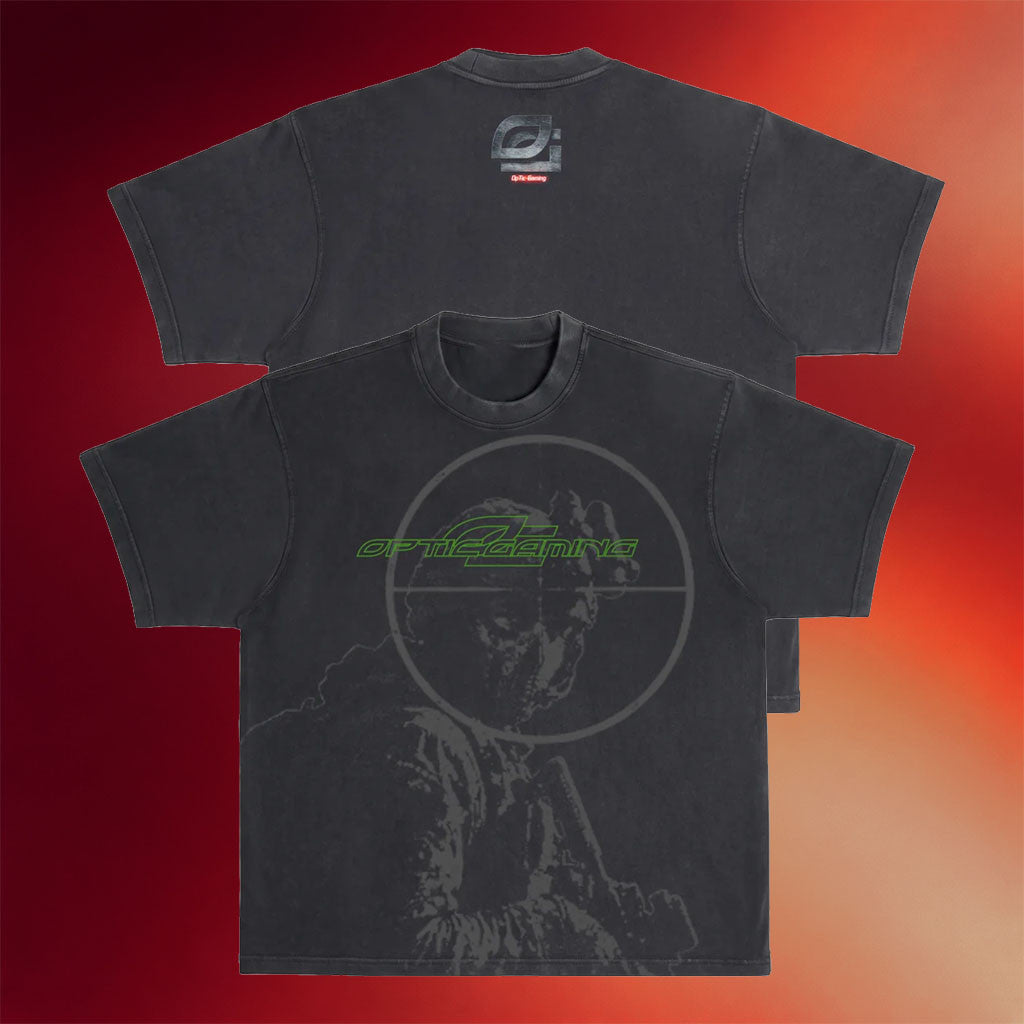 OpTic Gaming Merch 2026 OG Montage Scope T-Shirt Call Of Duty Sniper Shirt Gamer Gifts - Merchluma