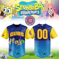 Custom South Bend Cubs SpongeBob SquarePants Night Baseball Jersey SB Cubs Merch Fans Gifts - Merchluma