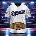 Somerset Patriots WWE Undisputed Champion Belt Baseball Jersey New England Patriots Merch - Merchluma