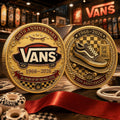 Vans 60th Anniversary 1966 2026 Off The Wall Style Commemorative Gold Coin Gift For Brothers - Merchluma