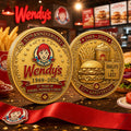 Wendy's 57th Anniversary 1969-2026 Commemorative Coin Quality To Last Coin Fast Food Lover Gift - Merchluma