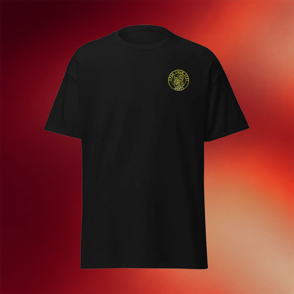 Rick And Morty Merch 2026 Rick And Morty Black Logo T-Shirt Unique Gift For Husband - Merchluma