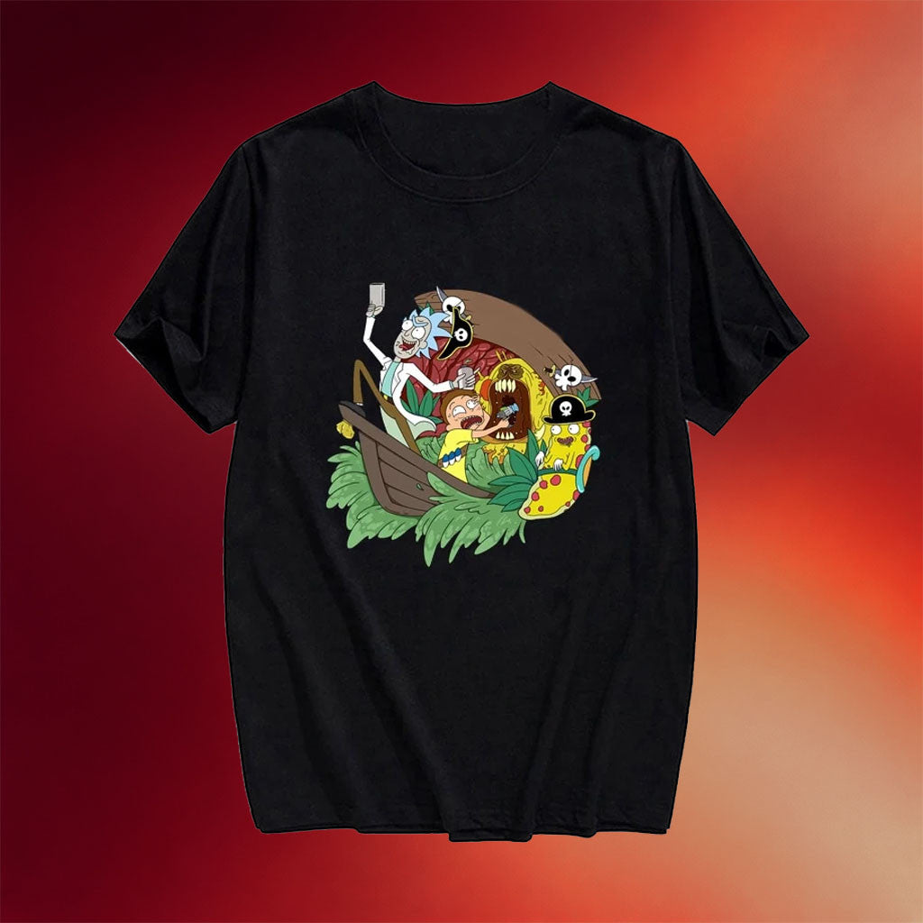 Rick And Morty Merch 2026 Rick And Morty Pirate T-Shirt Unique Gift For Dudes - Merchluma