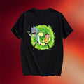 Rick And Morty Merch 2026 Rick And Morty Portal T-Shirt Funny Sci Fi Cartoon Shirt Fan Gifts - Merchluma