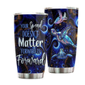 Your Speed Doesn't Matter Forward Is Forward Tumbler Gift Ideas For Turtle Lovers - Merchluma
