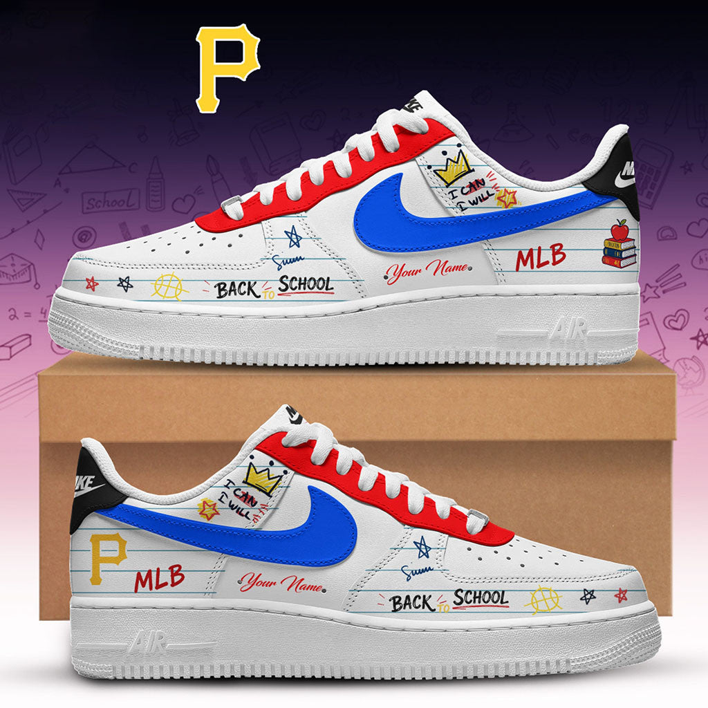 Custom Pittsburgh Pirates Team x Back To School 2026 Sneakers Pirates Merch Gifts For Son - Merchluma