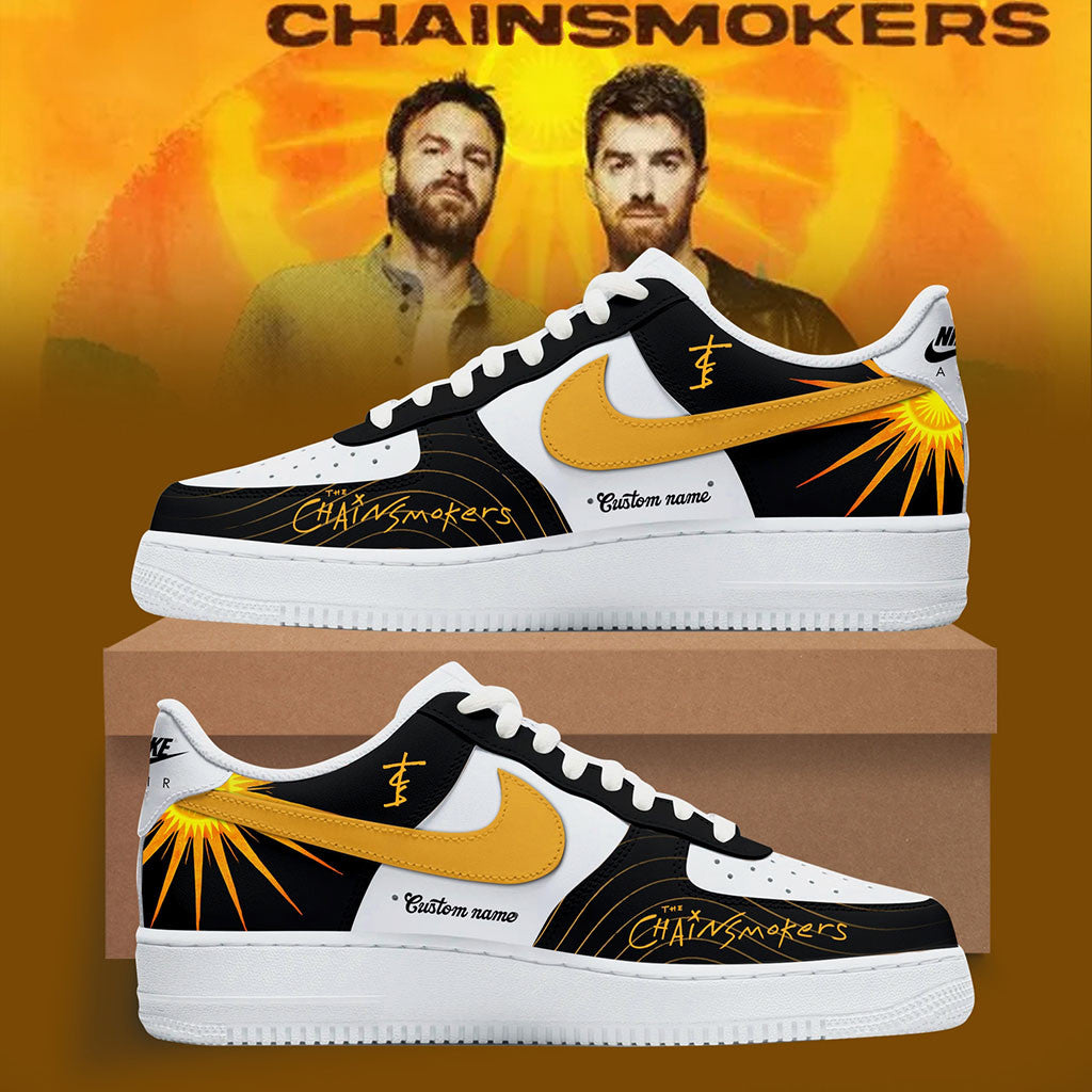 Custom The Chainsmokers Tour 2026 Sneakers The Chainsmokers Merch Gift Ideas For Him - Merchluma