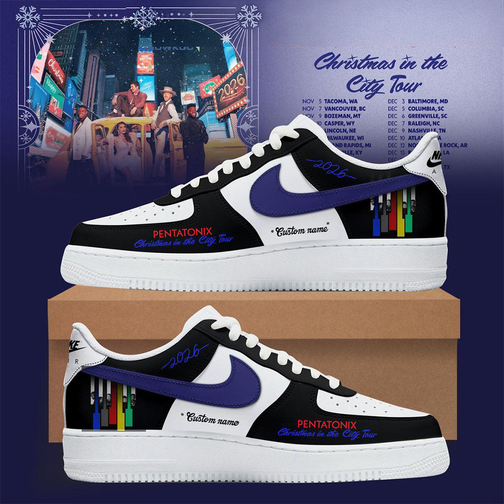 Personalized Pentatonix Christmas In The City Tour 2026 Shoes Pentatonix Merch BFF Gifts - Merchluma