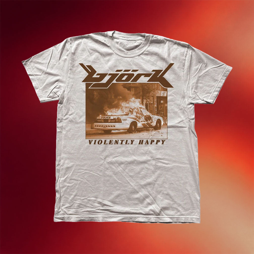 Church Dust Merch 2026 Violently Happy T-Shirt Bjork Merch Gift For Fans - Merchluma
