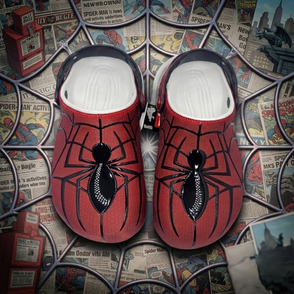 Marvel Spider Man Brand New Day Clog Spider Man Merch Superhero Fan Gift For Son - Merchluma