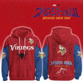 Minnesota Vikings X Spider-Man Brand New Day Hoodie MN Vikings Merch Gift For Fans - Merchluma