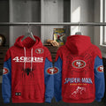 San Francisco 49ers x Spider-Man Brand New Day Hoodie 49ers Merch Gifts For Football Fan - Merchluma