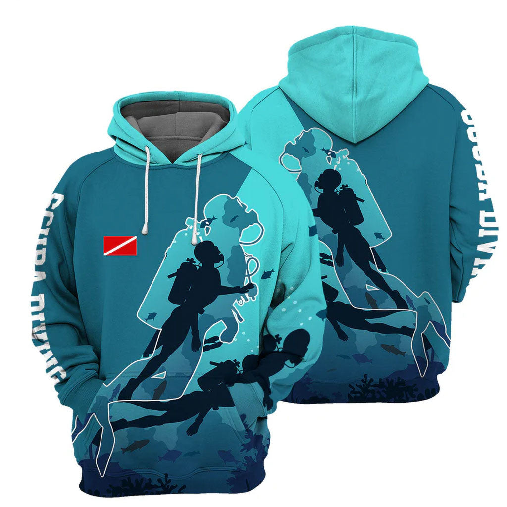 Scuba Diving Hoodie Best Gifts For Scuba Divers - Merchluma