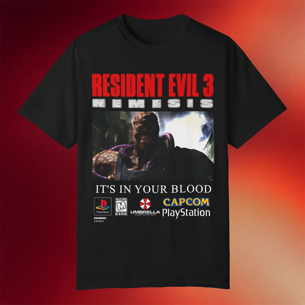 Iron Fortress Records Merch 2026 Resident Evil 3 Nemesis T-Shirt Gift For Video Game Lover - Merchluma