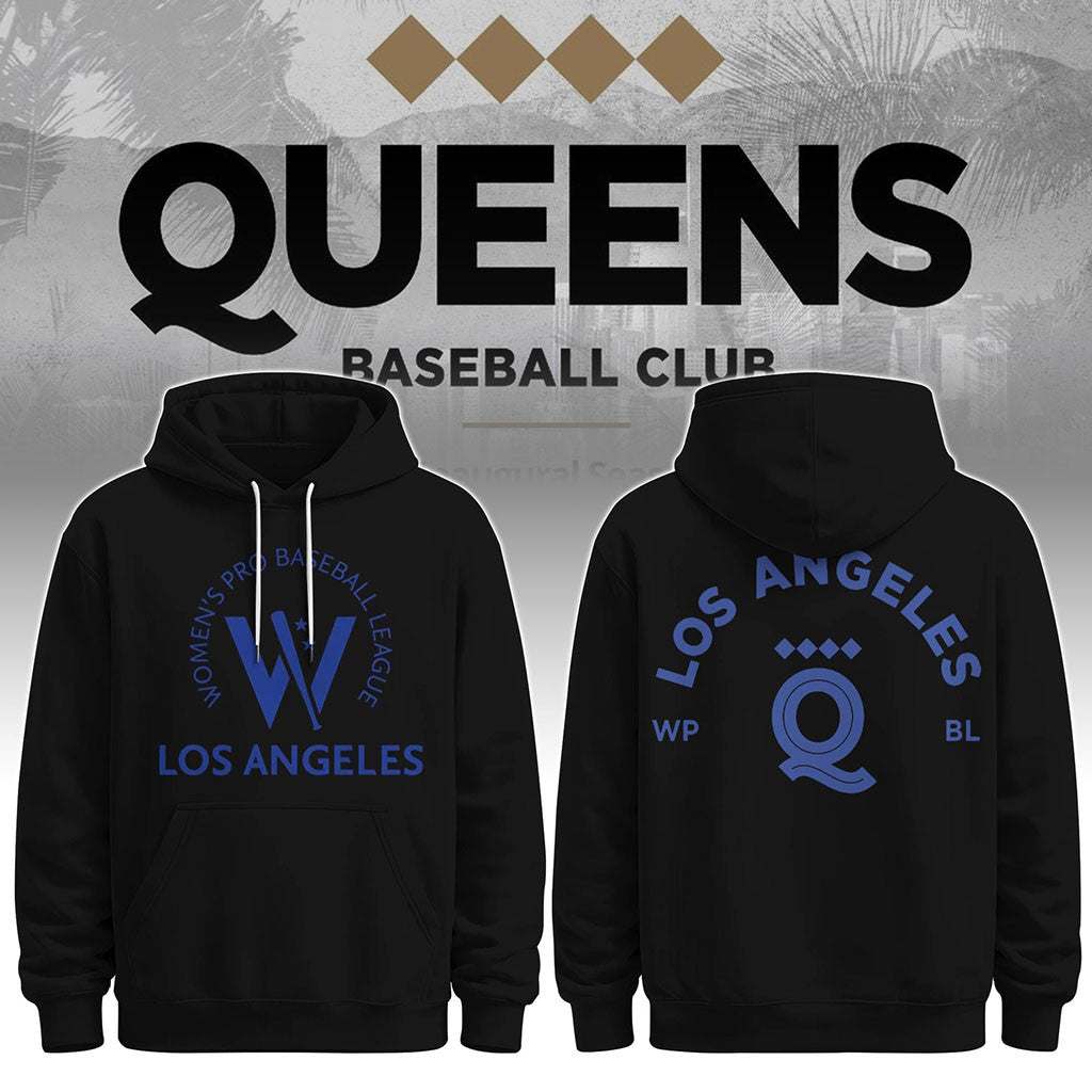 Los Angeles Queens 2026 WPBL Hoodie Basketball Fans Streetwear Hoodie LA Queens Merch - Merchluma