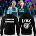 Minnesota Lynx Stand With Minnesota 2026 Hoodie Minnesota Lynx Merch Gift For Basketball Fans - Merchluma