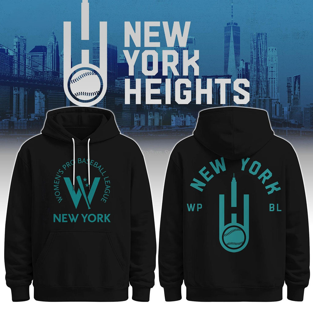 New York Heights 2026 WPBL Hoodie Basketball Fans Streetwear Hoodie NY Heights Merch Gifts - Merchluma