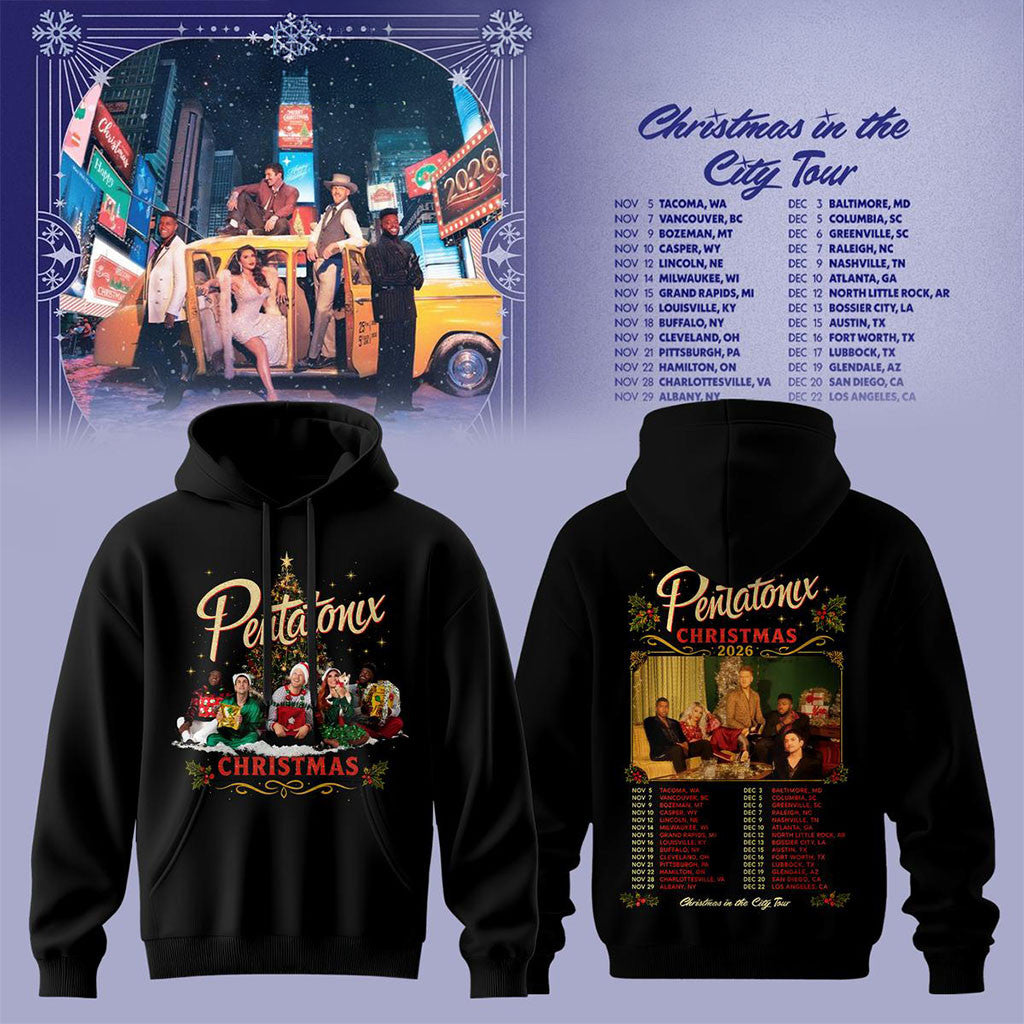 Pentatonix Christmas In The City Tour Hoodie Pentatonix Merch Gifts For Sister - Merchluma
