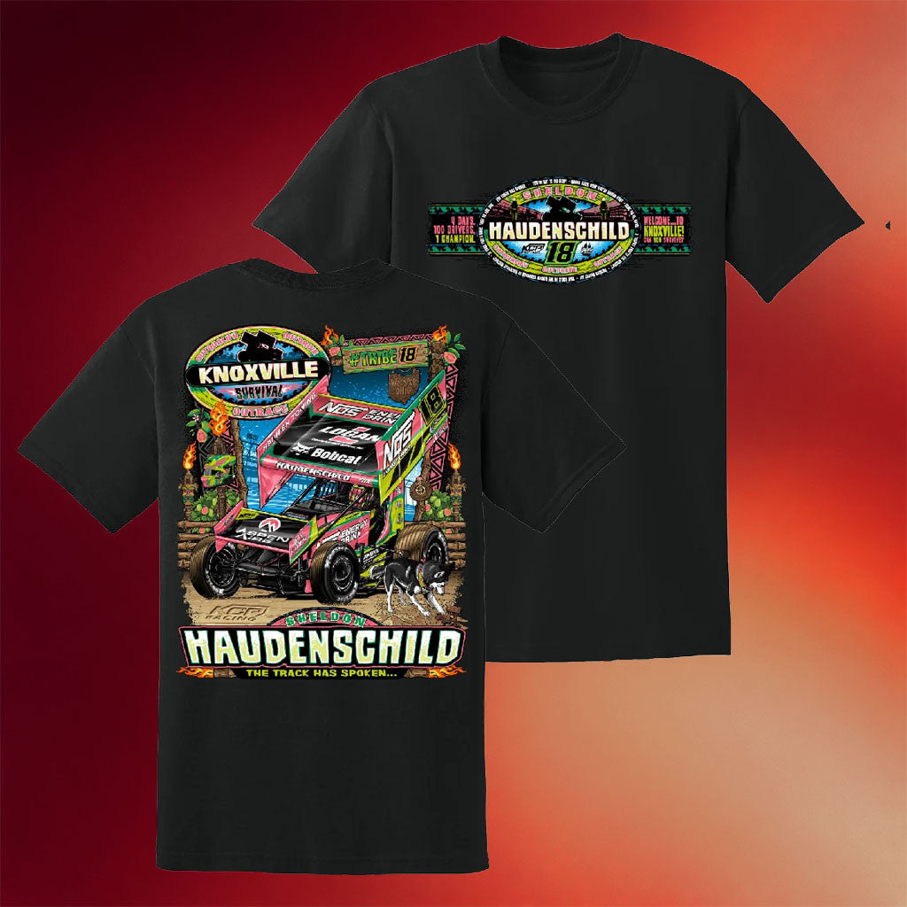 Sheldon Haudenschild Merch 2026 Knoxville Nationals T-Shirt The Track Has Spoken Shirt Black - Merchluma