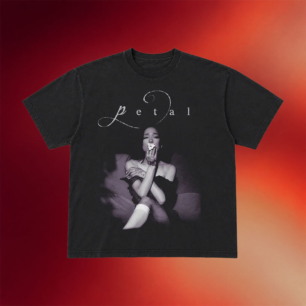 Ariana Grande Merch 2026 Petal Script T-Shirt Ariana Grande Petal Merch Gift For Sisters - Merchluma