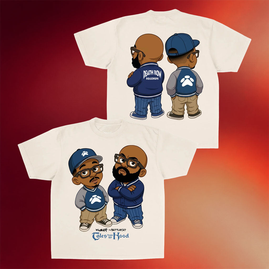 The Snoopermarket Merch 2026 Kurupt x DJ Battle Cat Cartoon G's T-Shirt Gift For Brothers - Merchluma